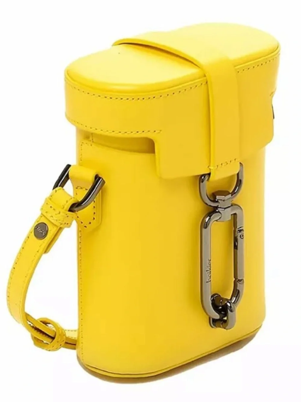 Botkier Brooklyn Leather Crossbody Handbag, Yellow